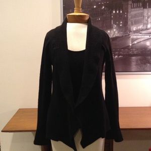 Cashmere cardigan and tank size small